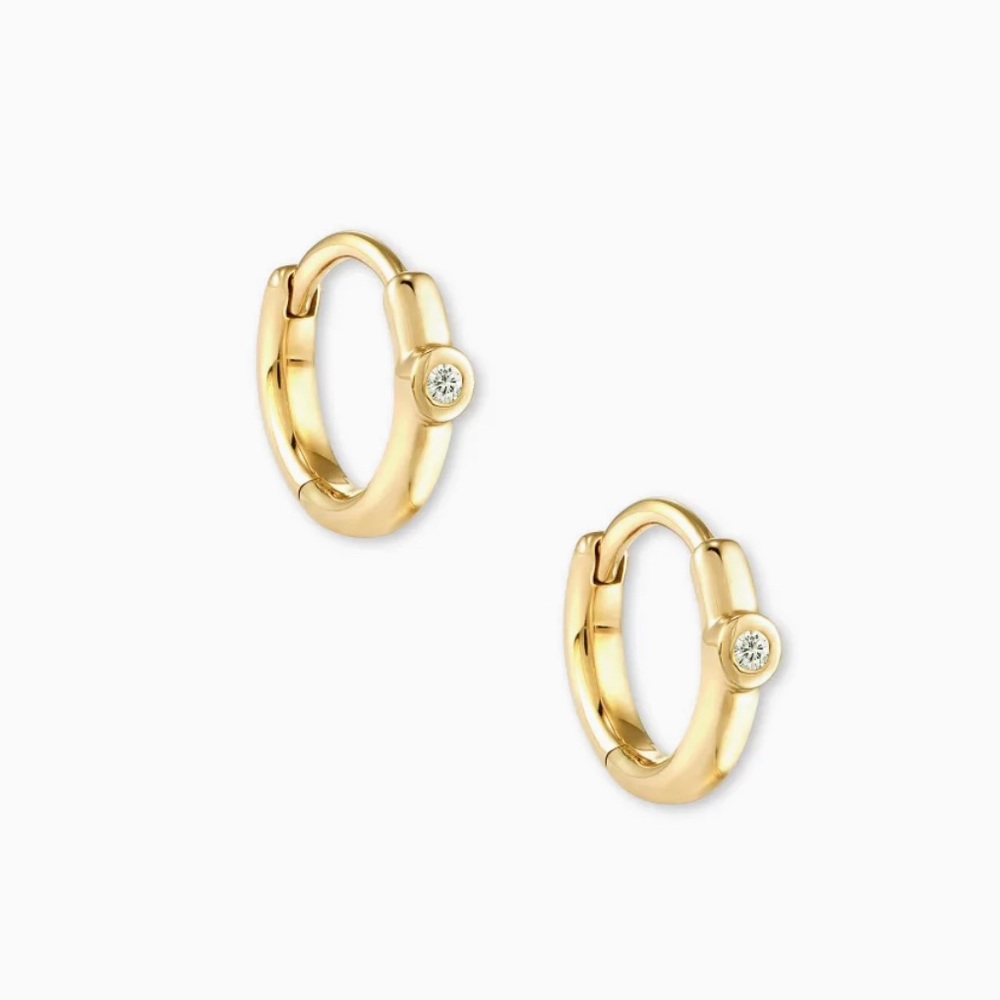 Kendra Scott Audrey 14K Gold Huggie Hoops